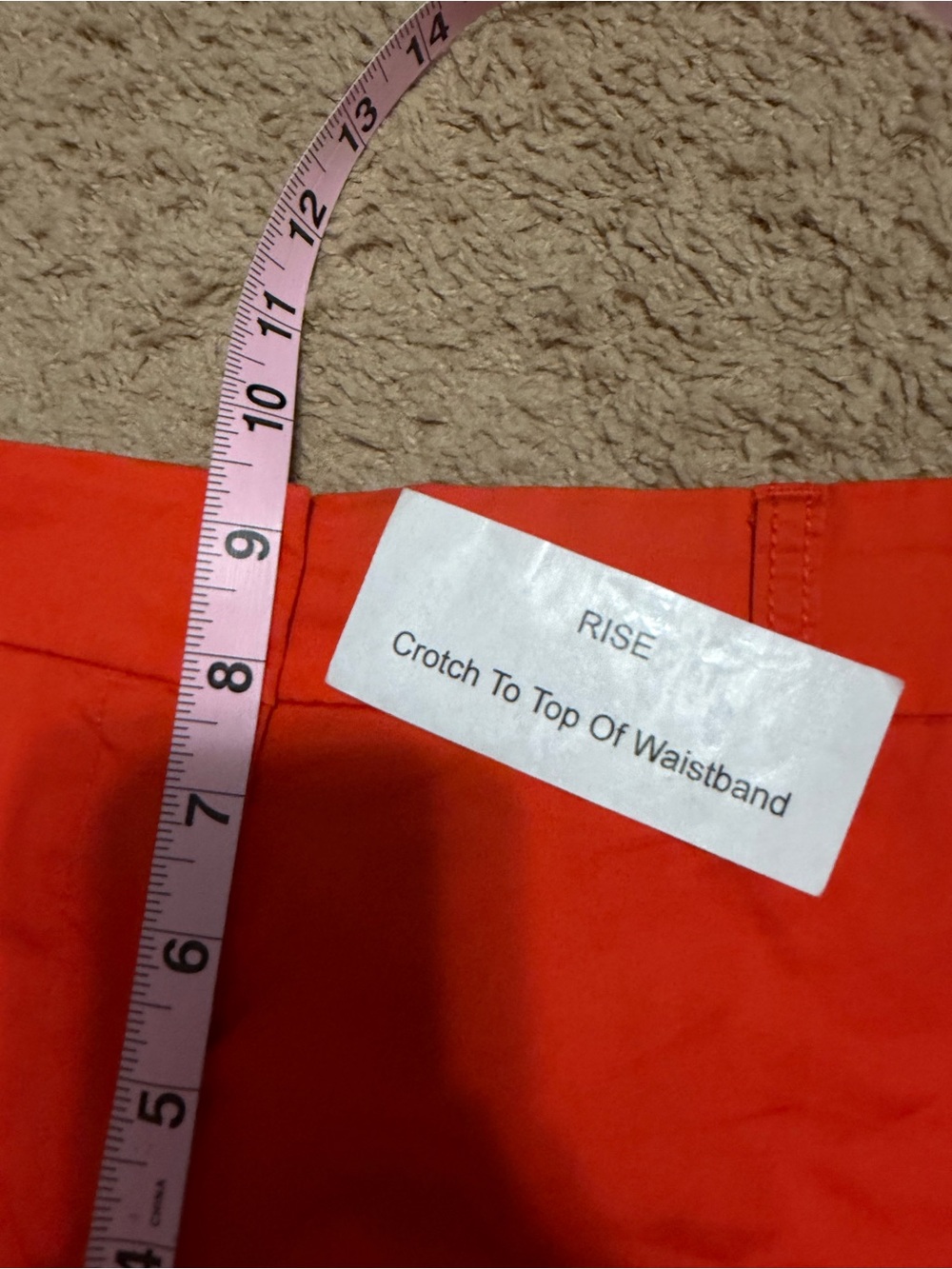 J Crew | Chino 4" Inseam Shorts Orange Women's Size 4 - Picture 10 of 11